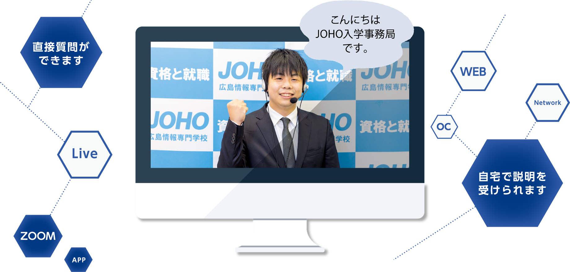 こんにちはJOHO入学事務局です。